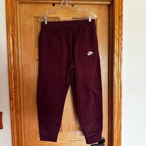 Nike Maroon Joggers